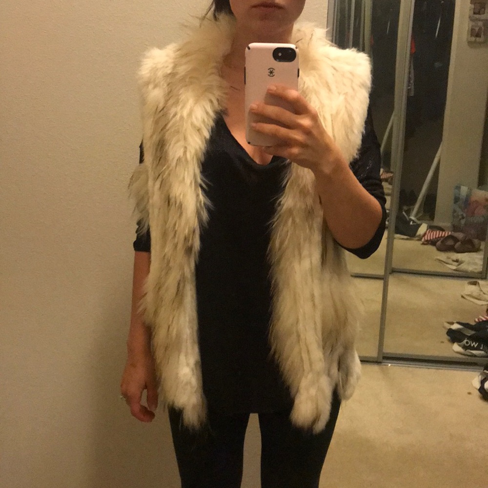 fur vest